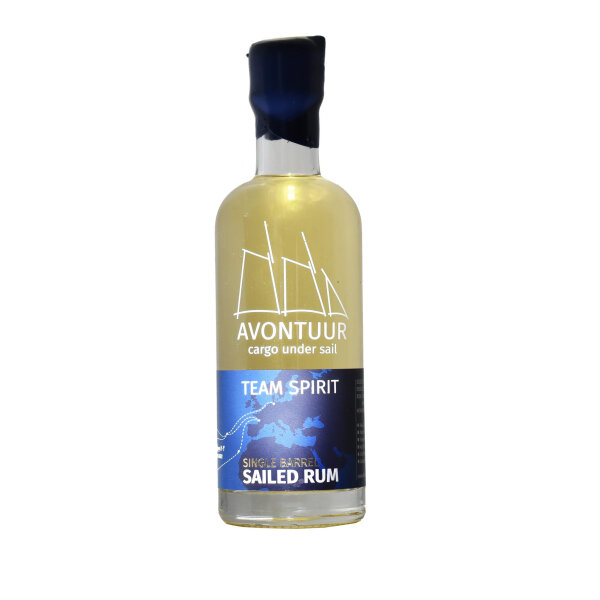 AVONTUUR TEAM SPIRIT · SINGLE BARREL · SAILED RUM · 500ml · 42% Vol.