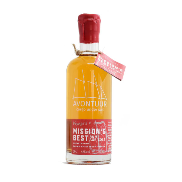AVONTUUR MISSIONS BEST RUM Voyage 3+4 LA PALMA 500ml 42% Vol. inkl. Holzbox